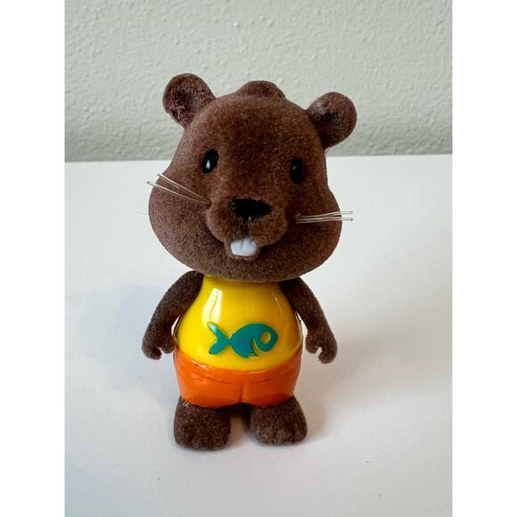 Li'l Woodzeez Bobbleez Benny Beaver and Lilli Squirrel Figure Toy Lot - Picture 5 of 11